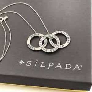 SILPADA Silver 3 Circle Pendants
